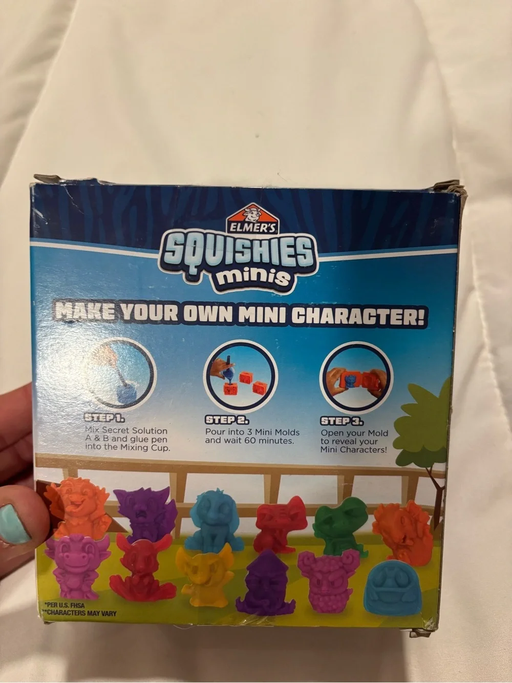 Squishies Elmers mini Surprise! 9 Mini Characters craft new